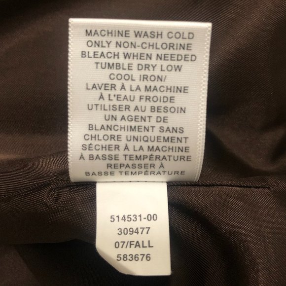 Banana Republic Plaid Pea Coat - Size XS - Picture 7 of 9